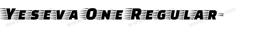Yeseva One Regular字体转换